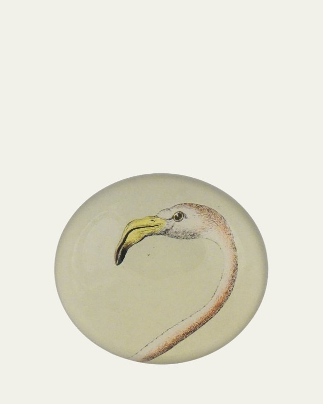 Flamingo Dome Paperweight